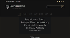 Desktop Screenshot of moonsrarebooks.com